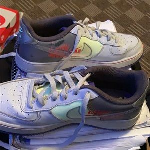 Air Force 1 dunk swoosh